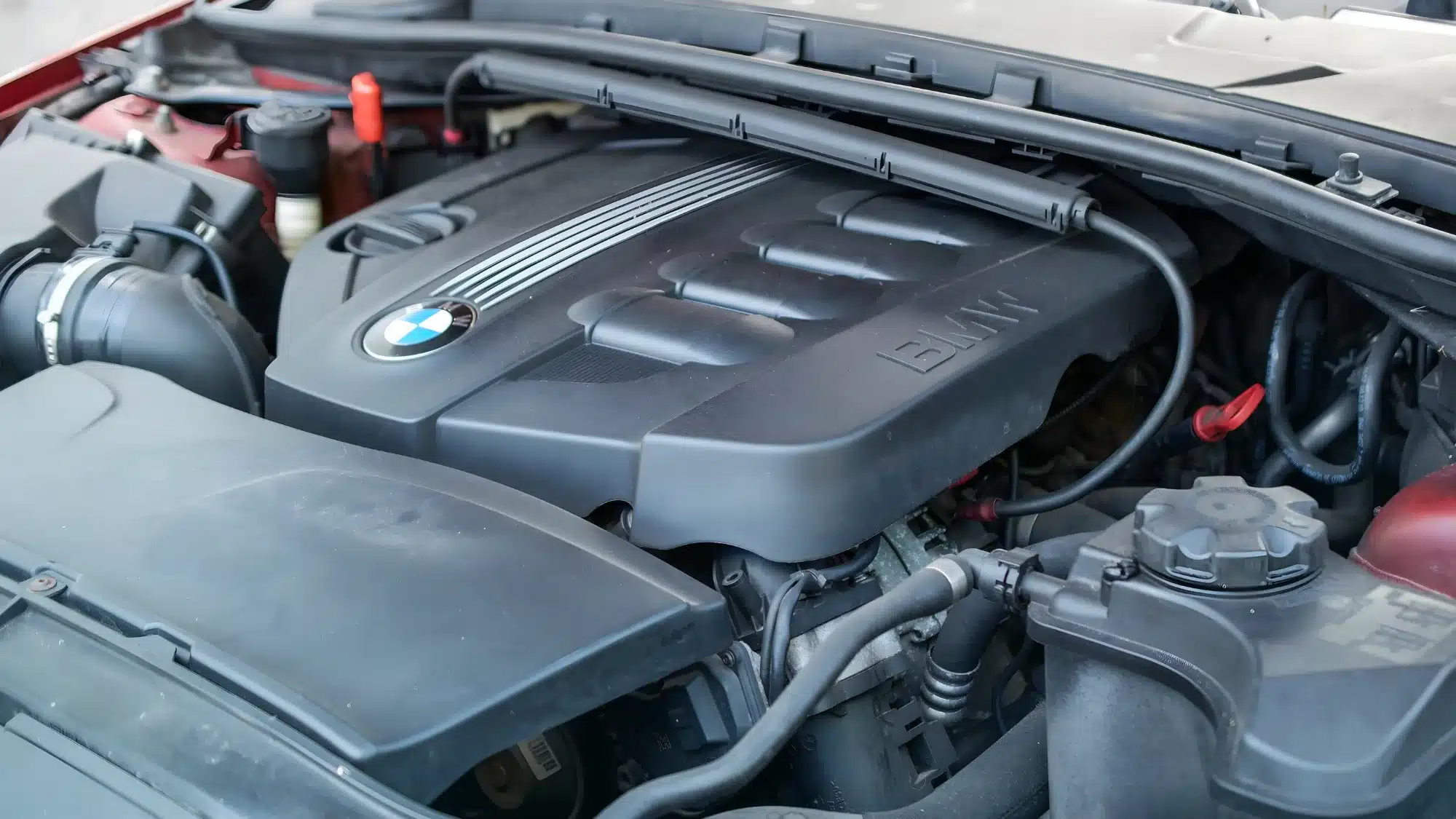 BMW diagnostic service in progress BMW diagnostic service in progress
